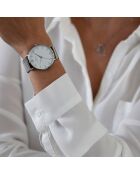 Montre Femme en Acier mesh argentée