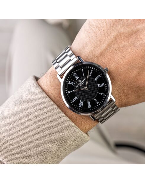 Montre Homme en Acier argentée