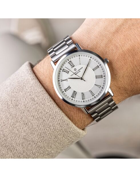 Montre Homme en Acier argentée