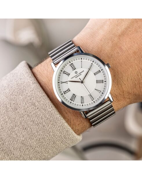 Montre Homme en Acier argentée