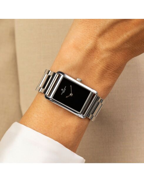 Montre Femme en Acier argentée