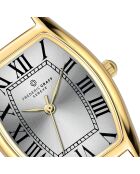 Horloge van goudkleurig staal voor dames