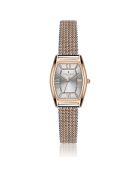 Montre Femme en Acier mesh argenté/rose doré