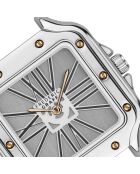 Montre Homme en Acier argenté/rose doré
