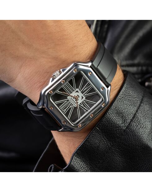 Montre Homme en Silicone noire