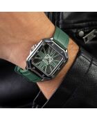 Montre Homme en Silicone verte