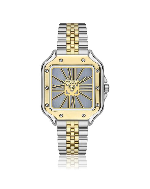 Montre Homme en Acier argenté/doré