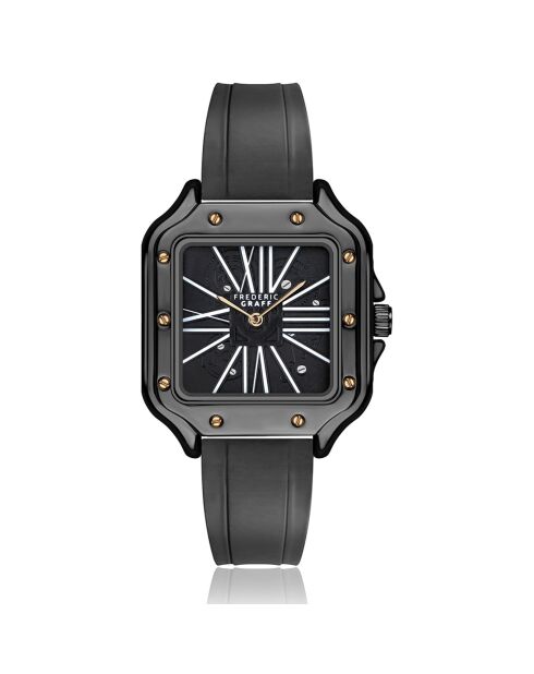 Montre Homme en Silicone noire