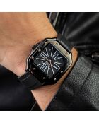 Montre Homme en Silicone noire