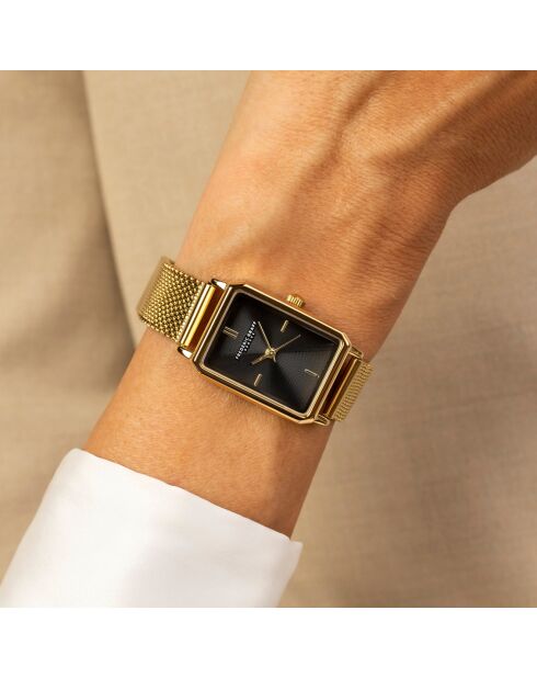Montre Femme en Acier mesh dorée
