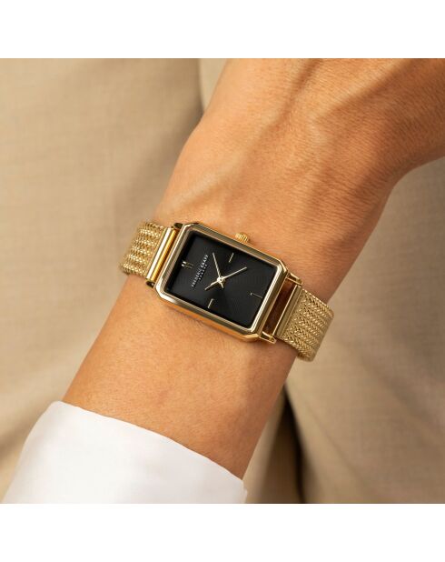Montre Femme en Acier mesh dorée