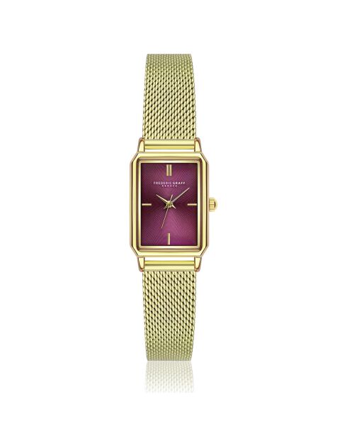 Montre Femme en Acier mesh dorée