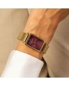 Montre Femme en Acier mesh dorée