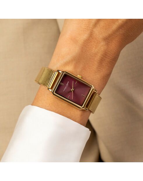 Montre Femme en Acier mesh dorée