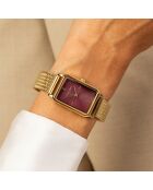 Montre Femme en Acier mesh dorée