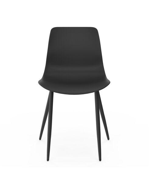 6 Chaises Nala noires - 44x48x79 cm