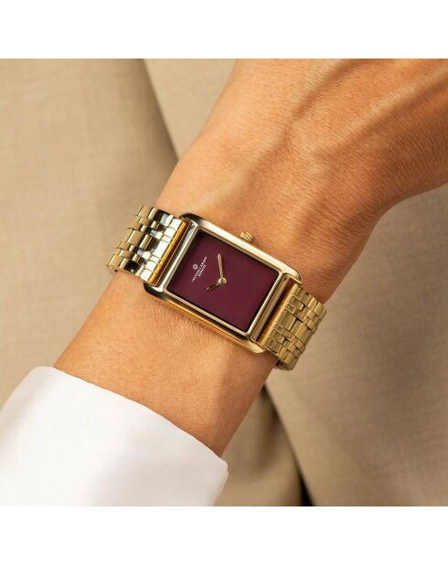 Montre Femme en Acier dorée