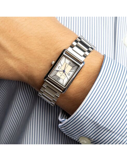 Montre Homme en Acier argentée