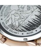 Montre Homme en Acier mesh rose doré
