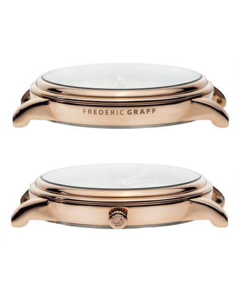 Montre Homme en Acier mesh rose doré