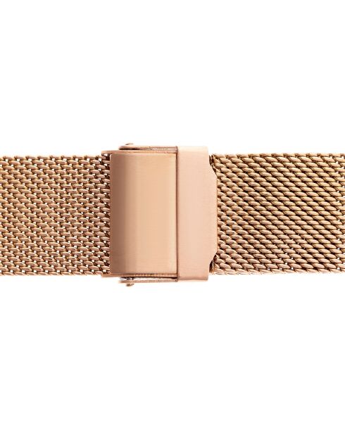 Montre Homme en Acier mesh rose doré