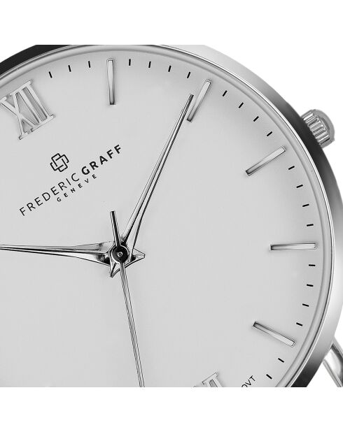 Montre Homme en Acier mesh argentée