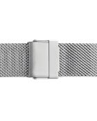 Montre Homme en Acier mesh argentée