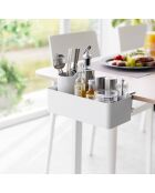 Weißer Tischkorb - 30x18x9,5-11 cm