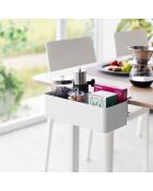 Weißer Tischkorb - 30x18x9,5-11 cm