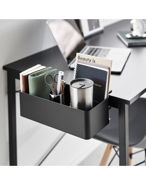 Cestino da tavola nero - 30x18x9,5-11 cm