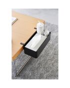 Cestino da tavola nero - 30x18x9,5-11 cm