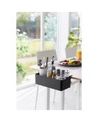 Cestino da tavola nero - 30x18x9,5-11 cm