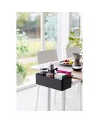 Cestino da tavola nero - 30x18x9,5-11 cm