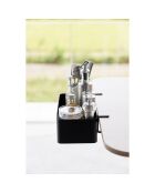 Cestino da tavola nero - 30x18x9,5-11 cm