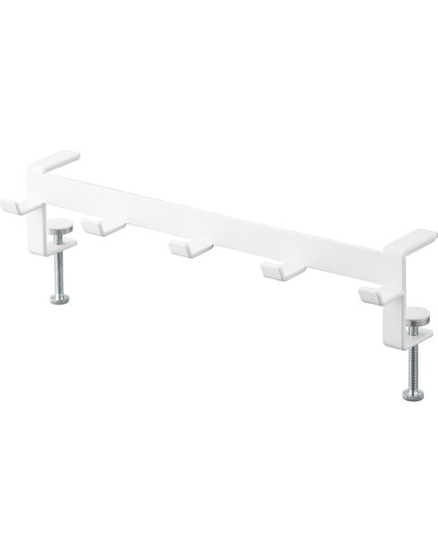 Crochets de table blanc - 30.5x7x7-11 cm