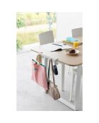 Ganchos de mesa blancos - 30,5 x 7 x 7 — 11 cm