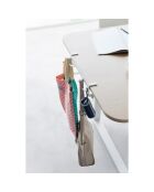 Ganchos de mesa blancos - 30,5 x 7 x 7 — 11 cm