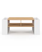 Table basse avec niches bois - 100x50x40 cm