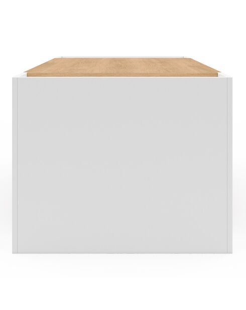 Table basse avec niches bois - 100x50x40 cm