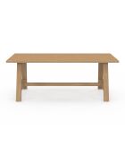 Table basse Gustave effet chevron bois - 110x55x40 cm