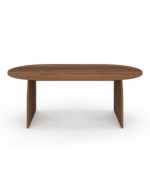 Mesita Japandi de nogal - 110x60x40 cm