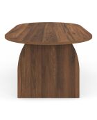 Tavolino Japandi in noce - 110x60x40 cm