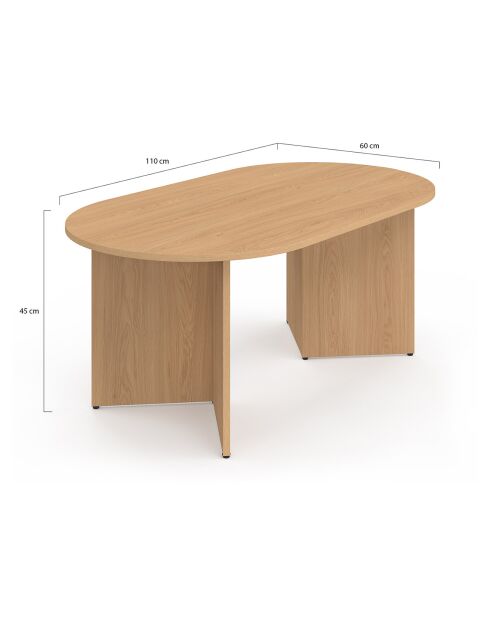 Table basse Gabin bois - 110x60x45 cm