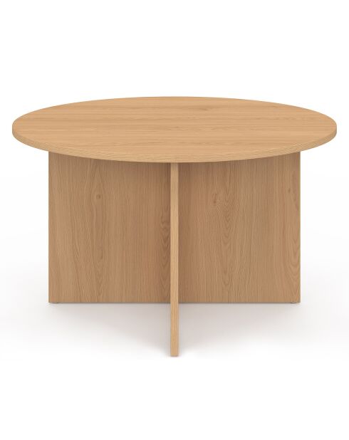Table basse ronde Ophélia  bois - 70x40 cm