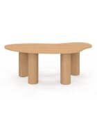 Table basse Naomi organique bois - 100x49x35.5 cm