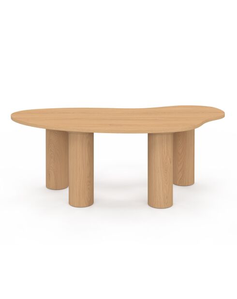 Table basse Naomi organique bois - 100x49x35.5 cm