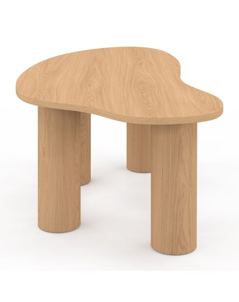 Table basse Naomi organique bois - 100x49x35.5 cm