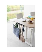 Crochets de table noir - 30.5x7x7-11 cm