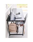 Crochets de table noir - 30.5x7x7-11 cm