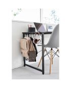 Crochets de table noir - 30.5x7x7-11 cm